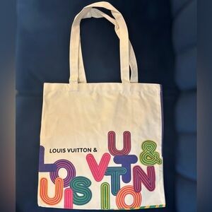 Louis Vuitton Novelty Canvas EcoTote Bag Shenzhen Exhibition Limited Edition